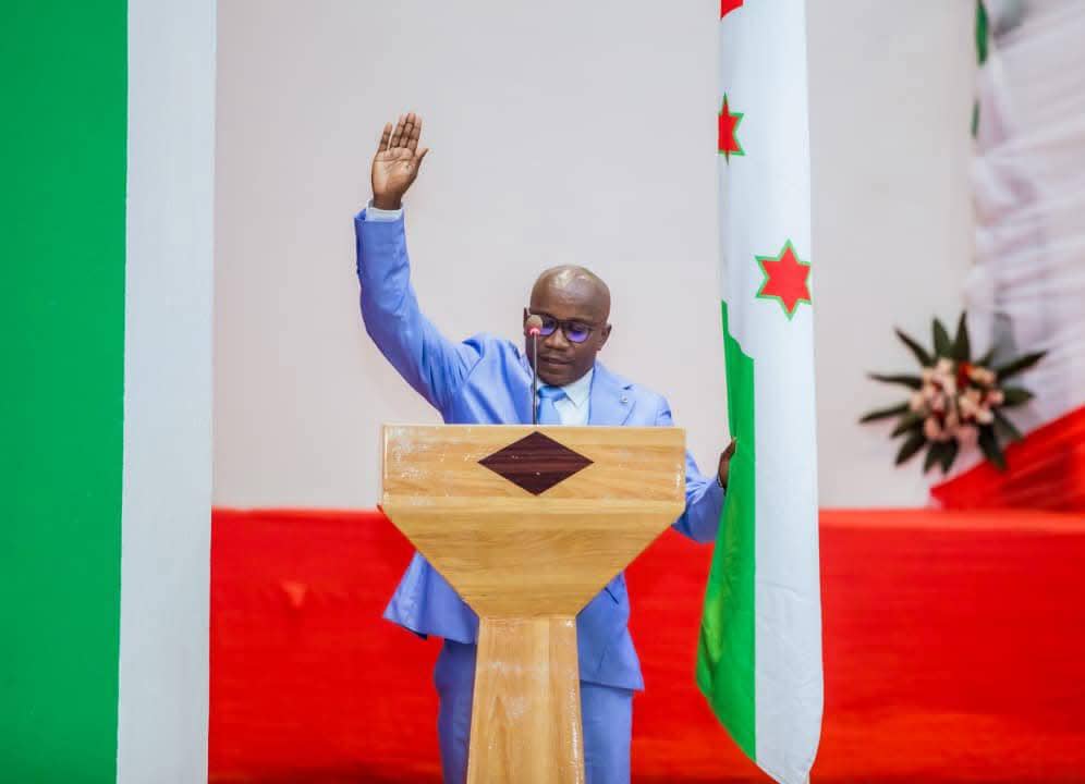 Préstation du serment du Ministre de la Justice entrant