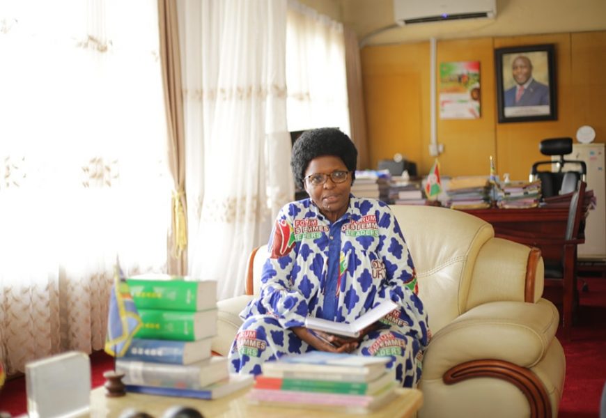 Vendredi 17 Mai 2024, audience  entre Excellence Madame Domine BANYANKIMBONA, Ministre de la Justice et le Secrétaire Permanent OHADA Pr Mayatta NDIAYE MBAYE accompagné par le Dr Alexis Ndzuenkeu, Directeur des affaires Juridiques.